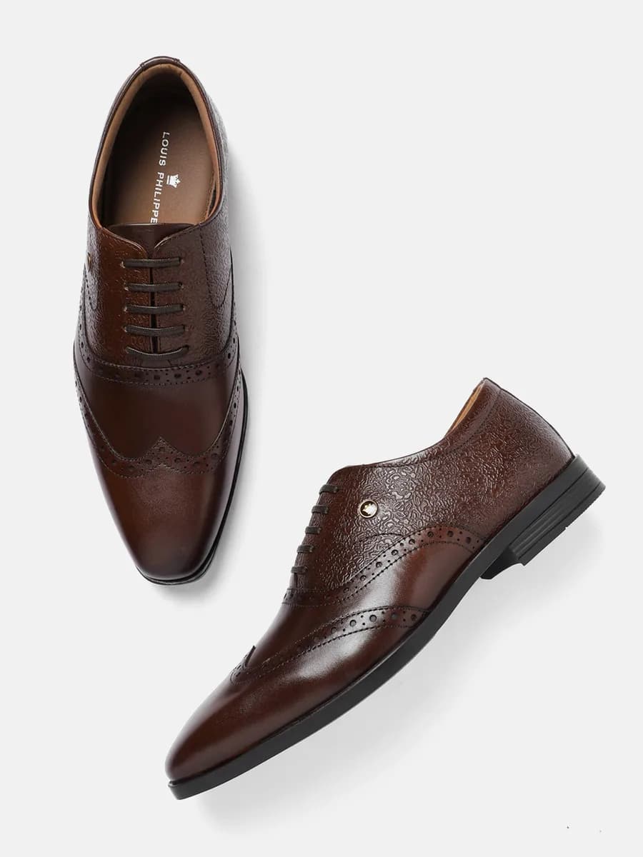 Louis Philippe Men Leather Formal Shoes & Leather Shoes