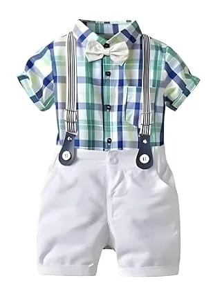 Dsnsenterprize Kids Boys Printed Cotton Short Sleeve