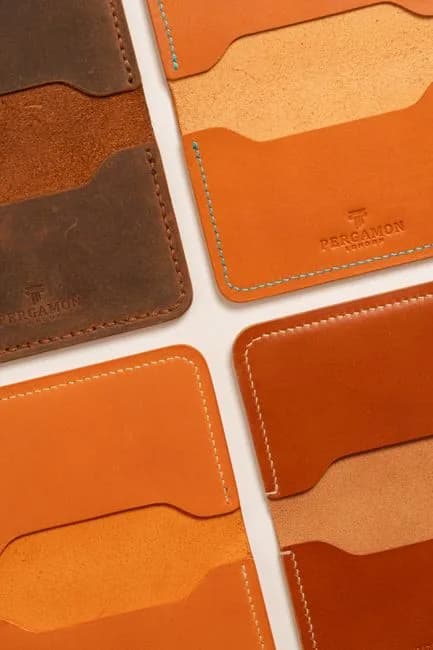 Coin Pocket Leather Bifold Wallet