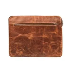 Slim Leather Laptop Sleeve 14-inch