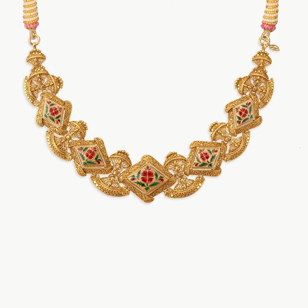 Royal Meenakari Enamel Pendant