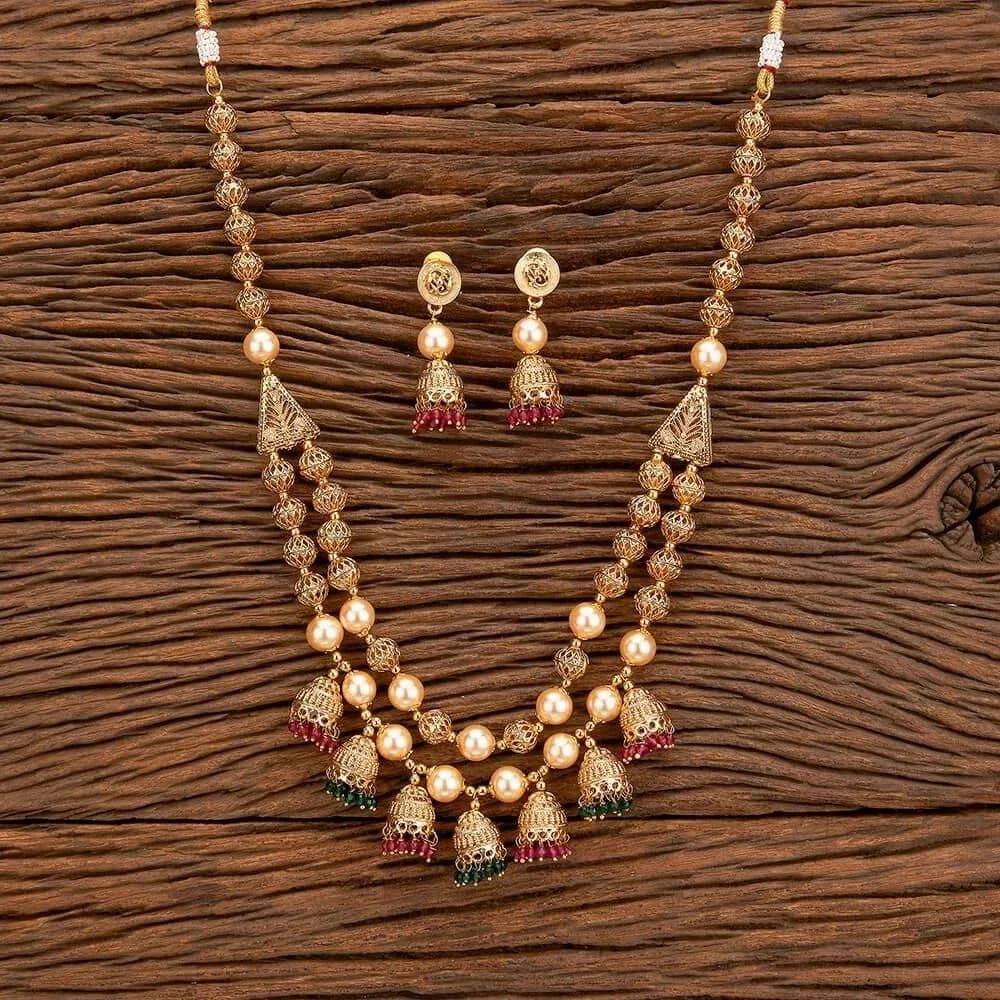 Antique Brass Royal Coin Mala
